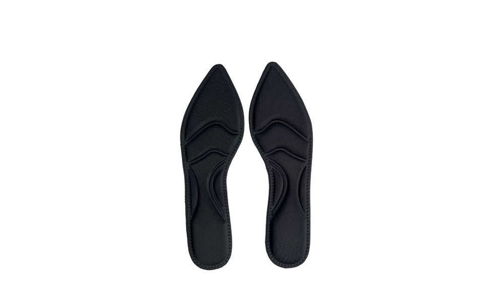 แผ่นรองพื้นรองเท้าคัตชูหัวแหลม แบบ 4D  No.122 -  4D Full Pointed Toe Insole