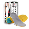 แผ่นรองพื้น รับเบอร์คอมฟอร์ท สำหรับรองเท้าคับ  No.45 - Rubber Sports Insole Comfort-Go