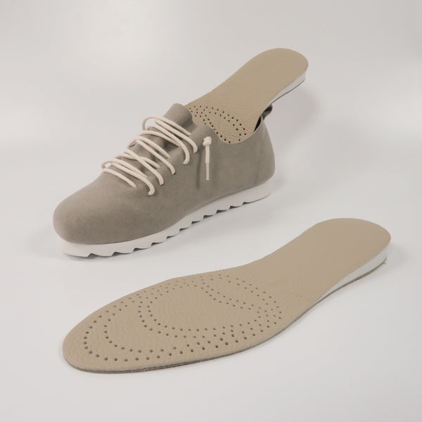 แผ่นหนังนุ่มรองพื้นเสริมส้นเท้า No.65 - Leather Insole Pads Cushion