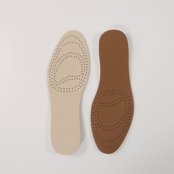 แผ่นหนังนุ่มรองพื้นเสริมส้นเท้า No.65 - Leather Insole Pads Cushion