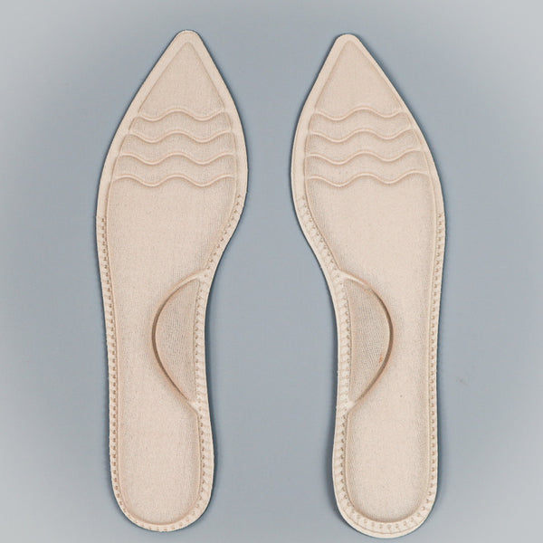 แผ่นรองพื้นรองเท้าคัตชูหัวแหลม แบบ 4D No.122 - 4D Full Pointed Toe Insole