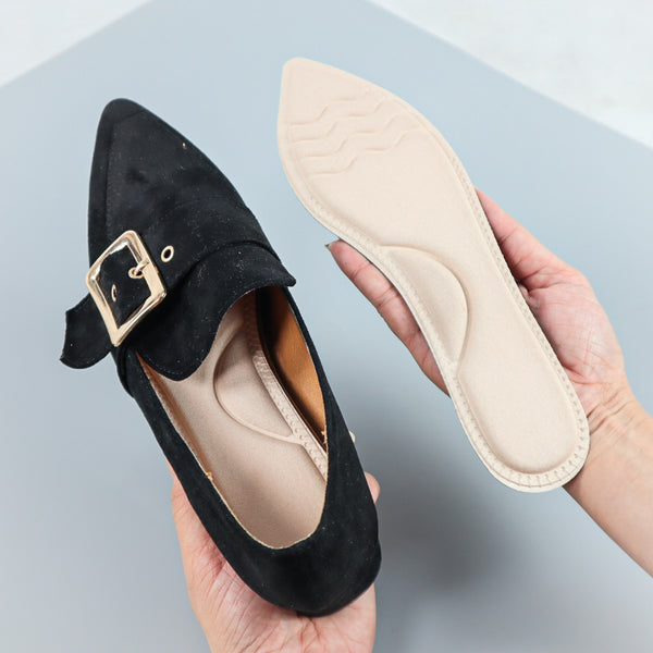 แผ่นรองพื้นรองเท้าคัตชูหัวแหลม แบบ 4D No.122 - 4D Full Pointed Toe Insole