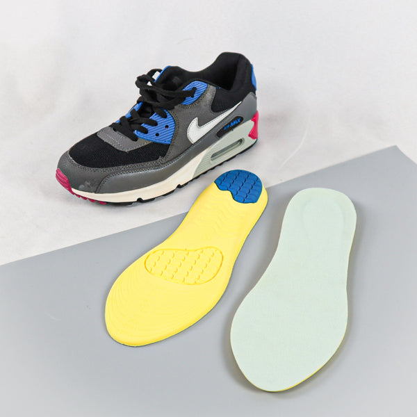 (MEN) แผ่นรับเบอร์รองพื้นรองเท้าผ้าใบ No.126 - Extra Soft Rubber Sport Insoles