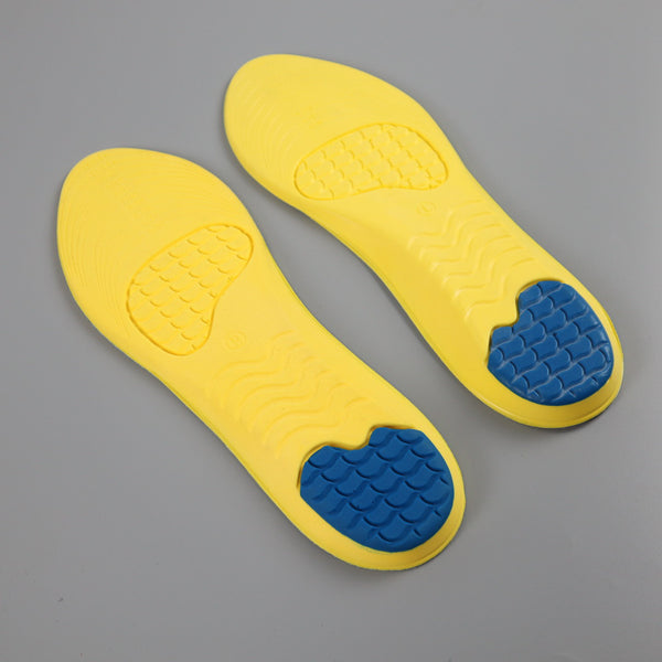 (MEN) แผ่นรับเบอร์รองพื้นรองเท้าผ้าใบ No.126 - Extra Soft Rubber Sport Insoles