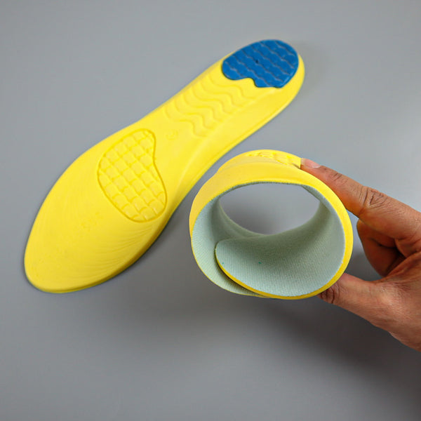 (MEN) แผ่นรับเบอร์รองพื้นรองเท้าผ้าใบ No.126 - Extra Soft Rubber Sport Insoles