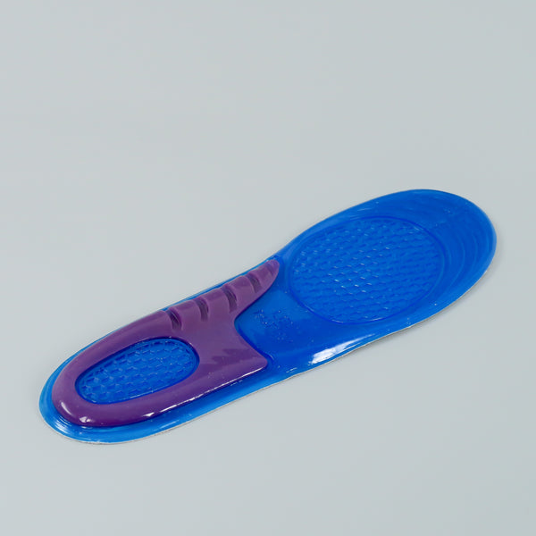 แผ่นรองพื้น แบบซิลิโคนบุผ้า เหมาะสำหรับรองเท้ากีฬา No.57 - Orthopedic Silicone Gel Insole