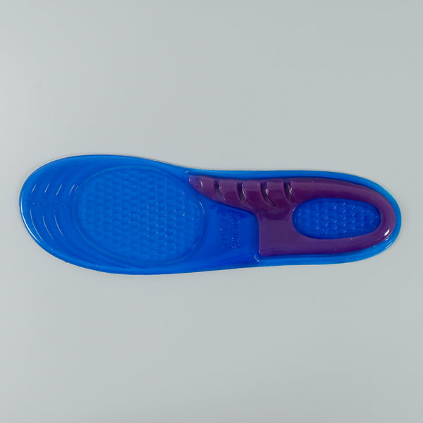 แผ่นรองพื้น แบบซิลิโคนบุผ้า เหมาะสำหรับรองเท้ากีฬา No.57 - Orthopedic Silicone Gel Insole