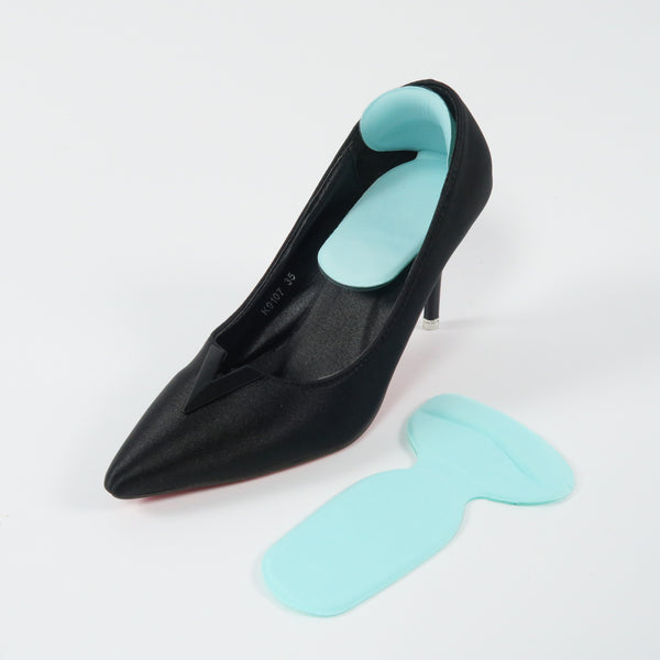 แผ่นเจลรองส้นเท้ากันกัด กันหลวมรูปตัวที No.14 - T Shaped Anti-Pain Insole Heel Pads  No.14