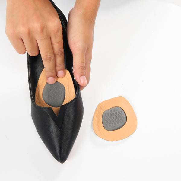 แผ่นหนังเสริมหน้าเท้า (มีกาว) No.79 - Self-Adhesive Forefoot Grip