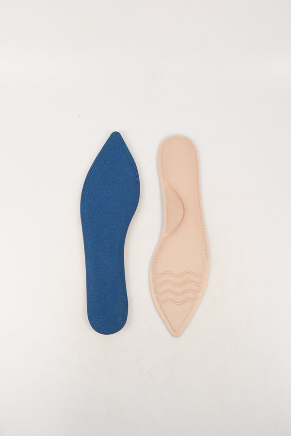 แผ่นรองพื้นรองเท้าคัตชูหัวแหลม แบบ 4D No.122 - 4D Full Pointed Toe Insole
