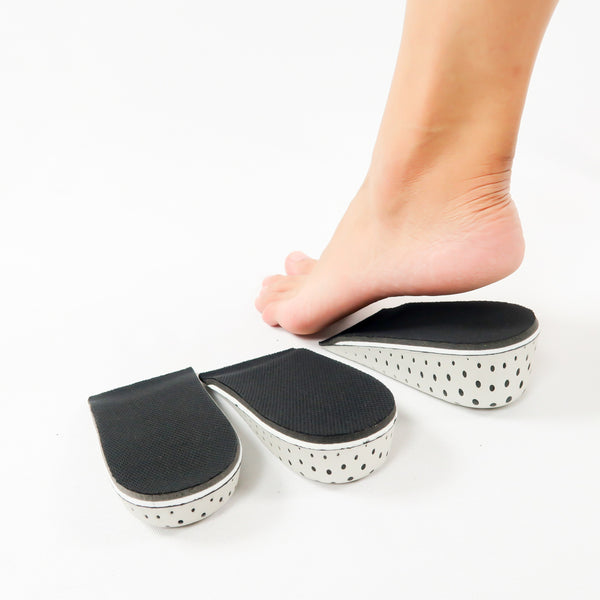 แผ่นเสริมส้นรองเท้า แผ่นโฟมเสริมความสูง No.74 - 4D Increase Height High Half Insoles Memory Foam