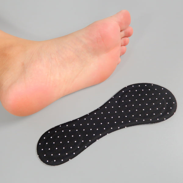 แผ่นรองพื้นรองเท้า No.43 - Polka Dots Silicone Support Insole Pads