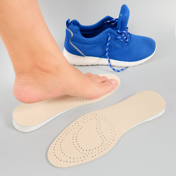 แผ่นหนังนุ่มรองพื้นเสริมส้นเท้า No.65 - Leather Insole Pads Cushion