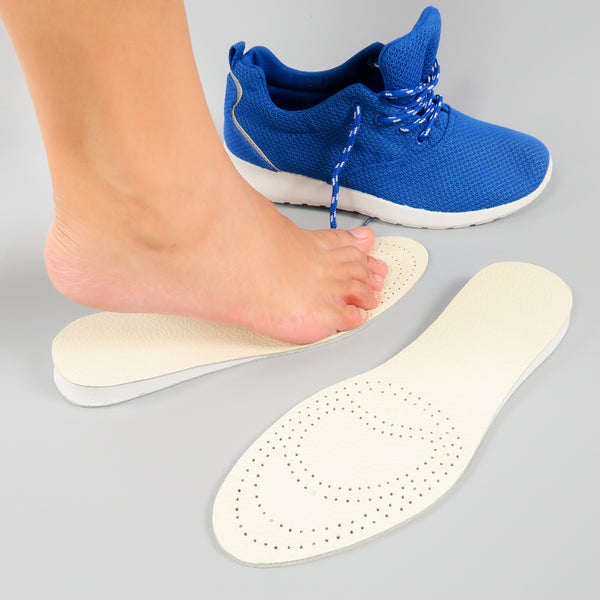 แผ่นหนังนุ่มรองพื้นเสริมส้นเท้า No.65 - Leather Insole Pads Cushion