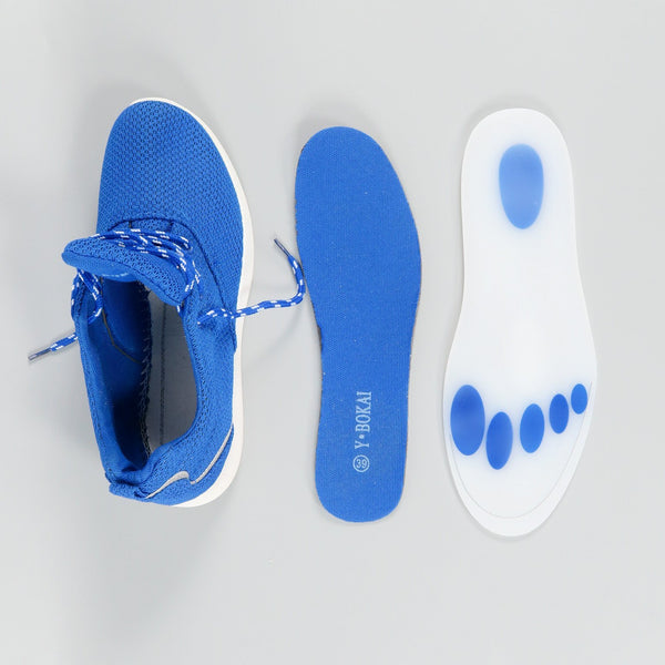 แผ่นรองพื้น แบบซิลิโคน ตัวช่วยบรรเทาอาการปวด เพื่อสุขภาพ No.44 - Medical Silicone Insoles Plantar Fasciitis Cushion Insole