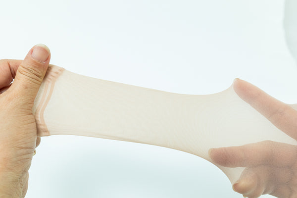 ถุงเท้าเนื้อ ถุงน่องเนื้อ แบบบางระดับข้อเท้า ถุงเท้าข้อสั้น เนื้อผ้านุ่มสบาย (size 22-24 cm) No.19