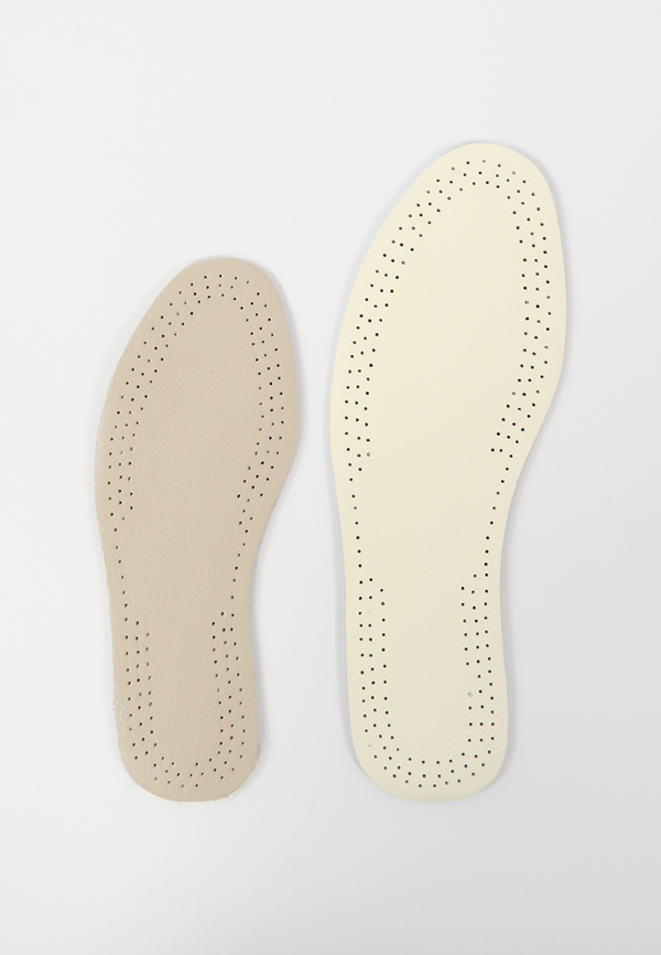 แผ่นเสริมพื้นรองเท้า แบบหนัง No.101 - Double Sided Breathable Insoles