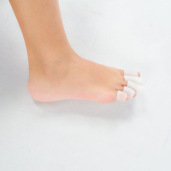 ปลอกซิลิโคนสวมนิ้วเท้า แบบปลายเปิด (ไซส์ S) No.34 - Silicone Toe Protector Sleeves for Bunions (S)