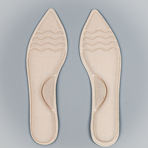 แผ่นรองพื้นรองเท้าคัตชูหัวแหลม แบบ 4D  No.122 -  4D Full Pointed Toe Insole