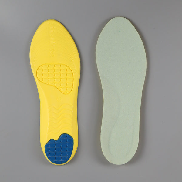 (MEN) แผ่นรับเบอร์รองพื้นรองเท้าผ้าใบ No.126 - Extra Soft Rubber Sport Insoles