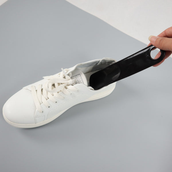ไม้ช้อนรองเท้า ที่ช้อนรองเท้า ด้านบาว 19.5  No.128  แบบ พลาสสติก - Plastic Shoes Horn