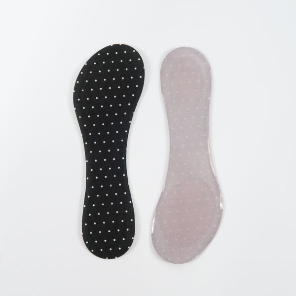 แผ่นรองพื้นรองเท้า No.43 - Polka Dots Silicone Support Insole Pads