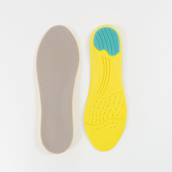 แผ่นรองพื้น รับเบอร์คอมฟอร์ท สำหรับรองเท้าคับ  No.45 - Rubber Sports Insole Comfort-Go