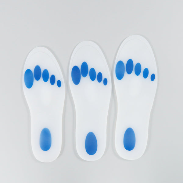 แผ่นรองพื้น แบบซิลิโคน ตัวช่วยบรรเทาอาการปวด เพื่อสุขภาพ No.44 - Medical Silicone Insoles Plantar Fasciitis Cushion Insole