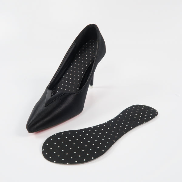 แผ่นรองพื้นรองเท้า No.43 - Polka Dots Silicone Support Insole Pads