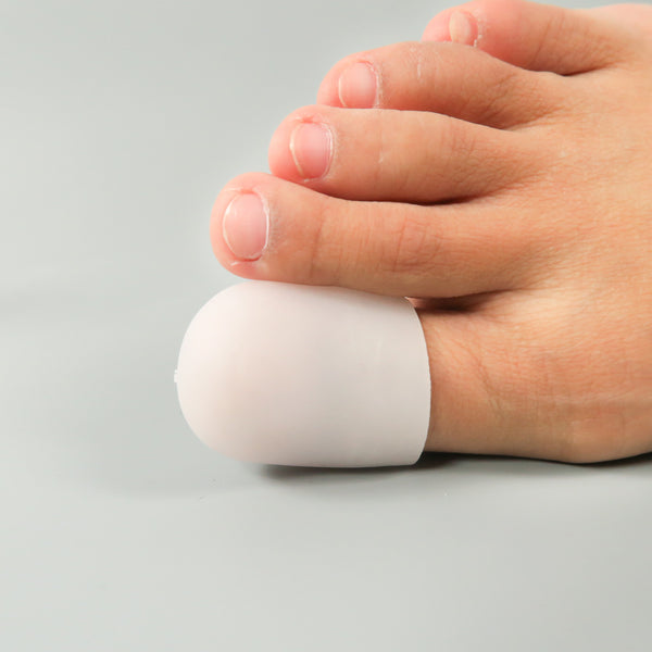 ปลอกซิลิโคนสวมนิ้วเท้า แบบปลายปิด  No.28 - Silicone Toe Cap Protector
