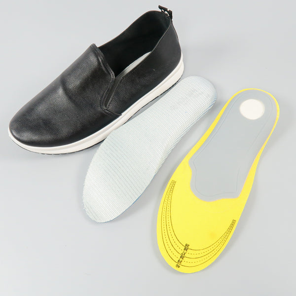 แผ่นรองพื้นรองเท้าเสริมอุ้งเท้า บุผ้าตาข่ายปรับโครงสร้างเท้า No.70 - Foot Orthotic Insoles with Arch Support