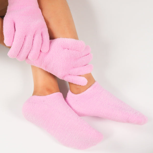 ถุงมือถุงเท้าเจลสปามาส์ก No.49 -  Spa Socks and gloves Set